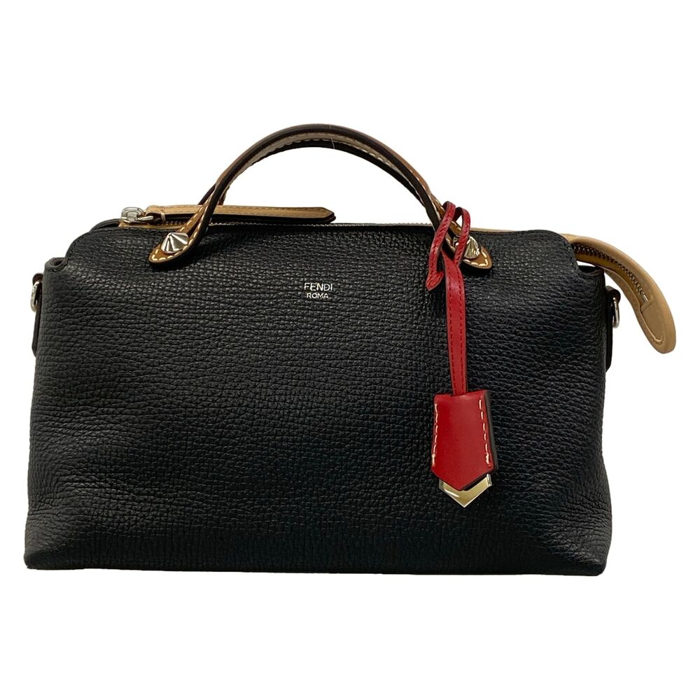 Fendi By The Way Medium Handbag 8BL124 Black Brown Beige